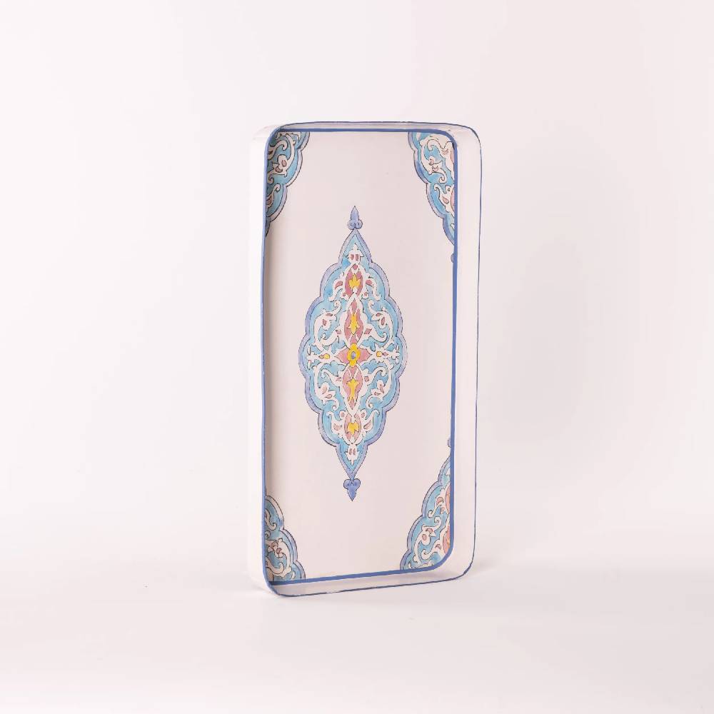 Les Ottomans Vassoio In Ferro Dipinto A Mano IT20