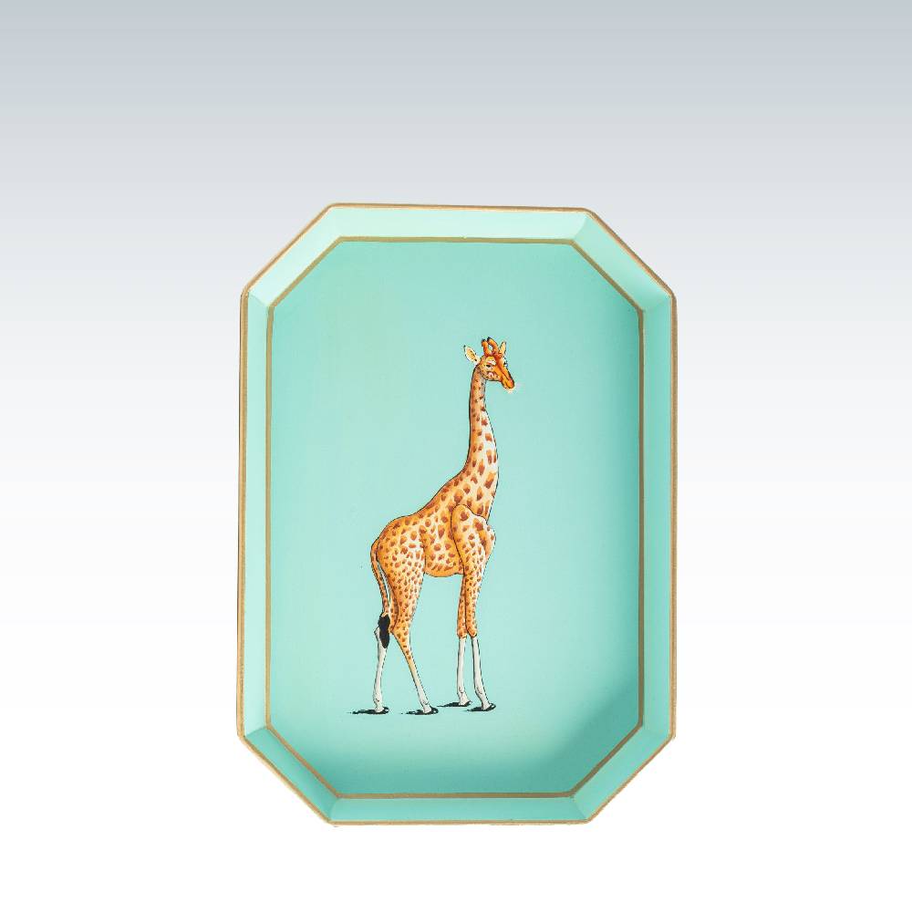 Les Ottomans Vassoio in ferro dipinto a mano IT202