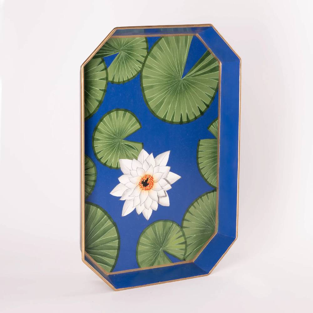 Les Ottomans Vassoio In Ferro Dipinto A Mano IT210