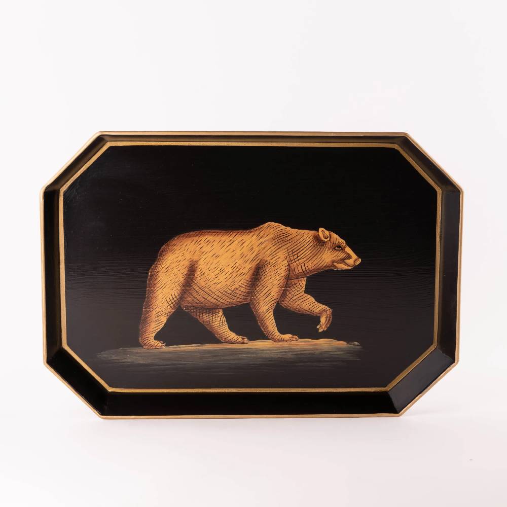 Les Ottomans Vassoio in ferro dipinto a mano IT215