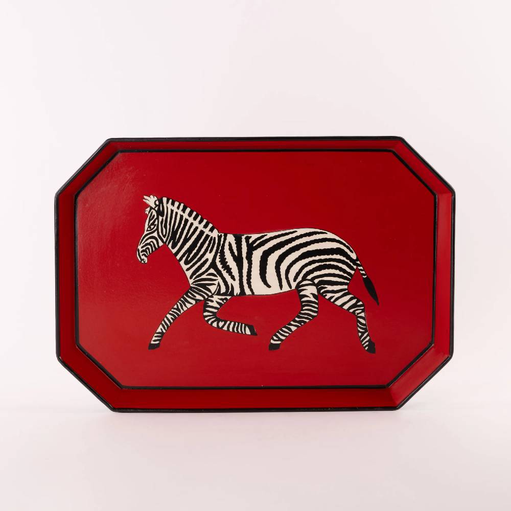 Les Ottomans Vassoio in ferro dipinto a mano IT217