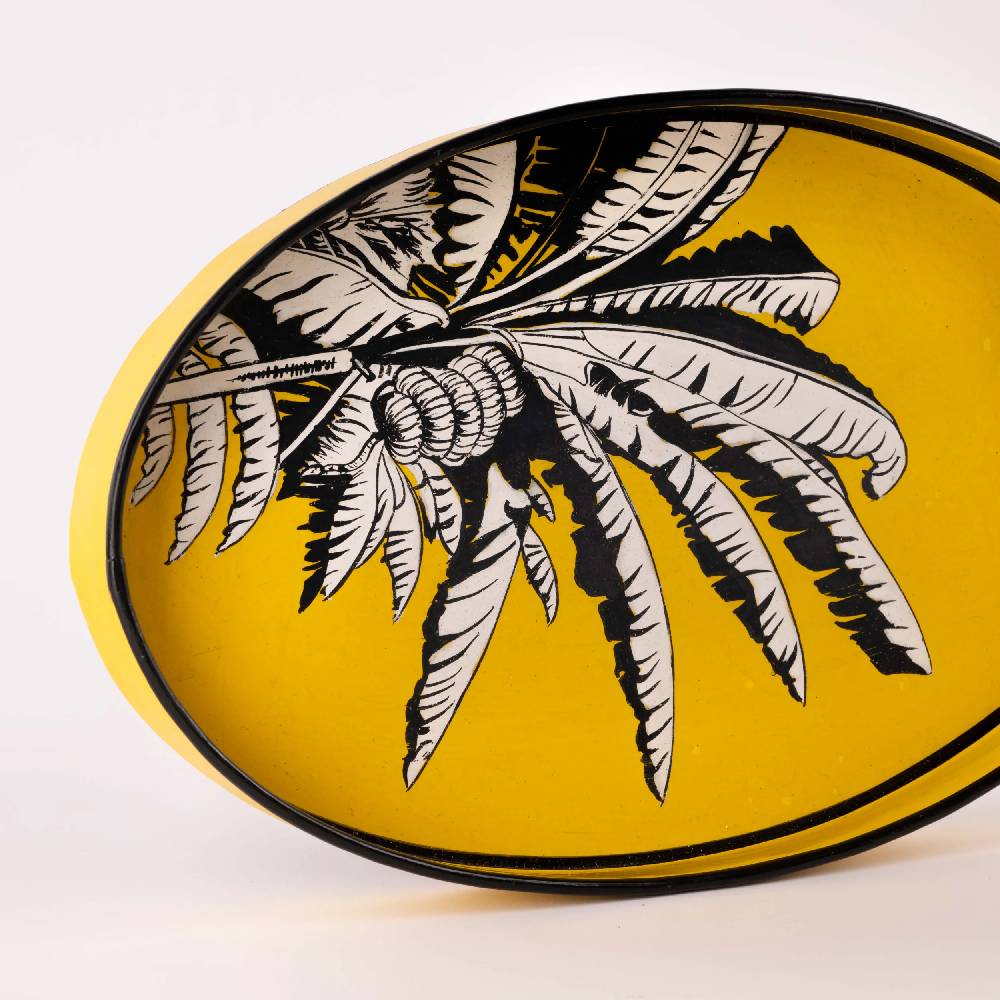 Les Ottomans Vassoio In Ferro Dipinto A Mano IT219