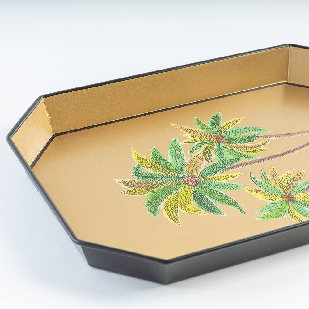 Les Ottomans Vassoio In Ferro Dipinto A Mano IT231