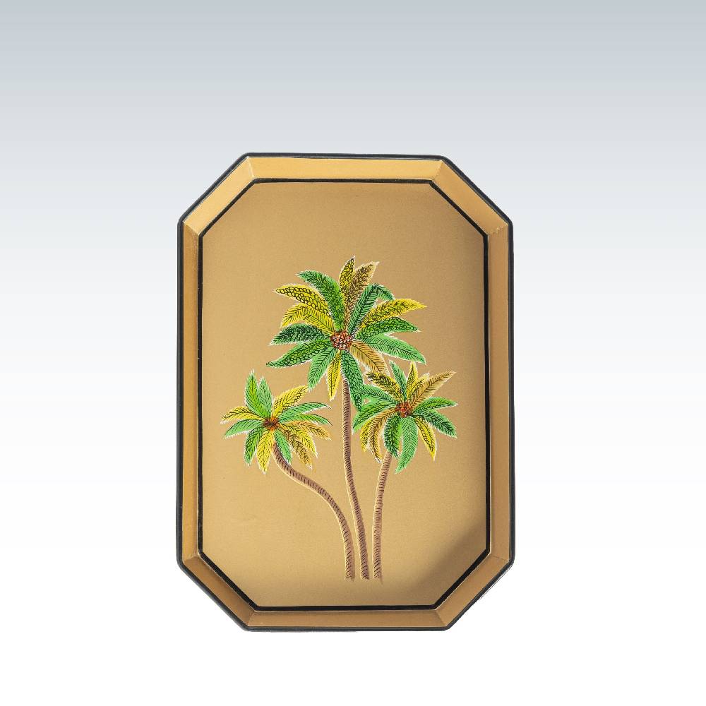 Les Ottomans Vassoio in ferro dipinto a mano IT231