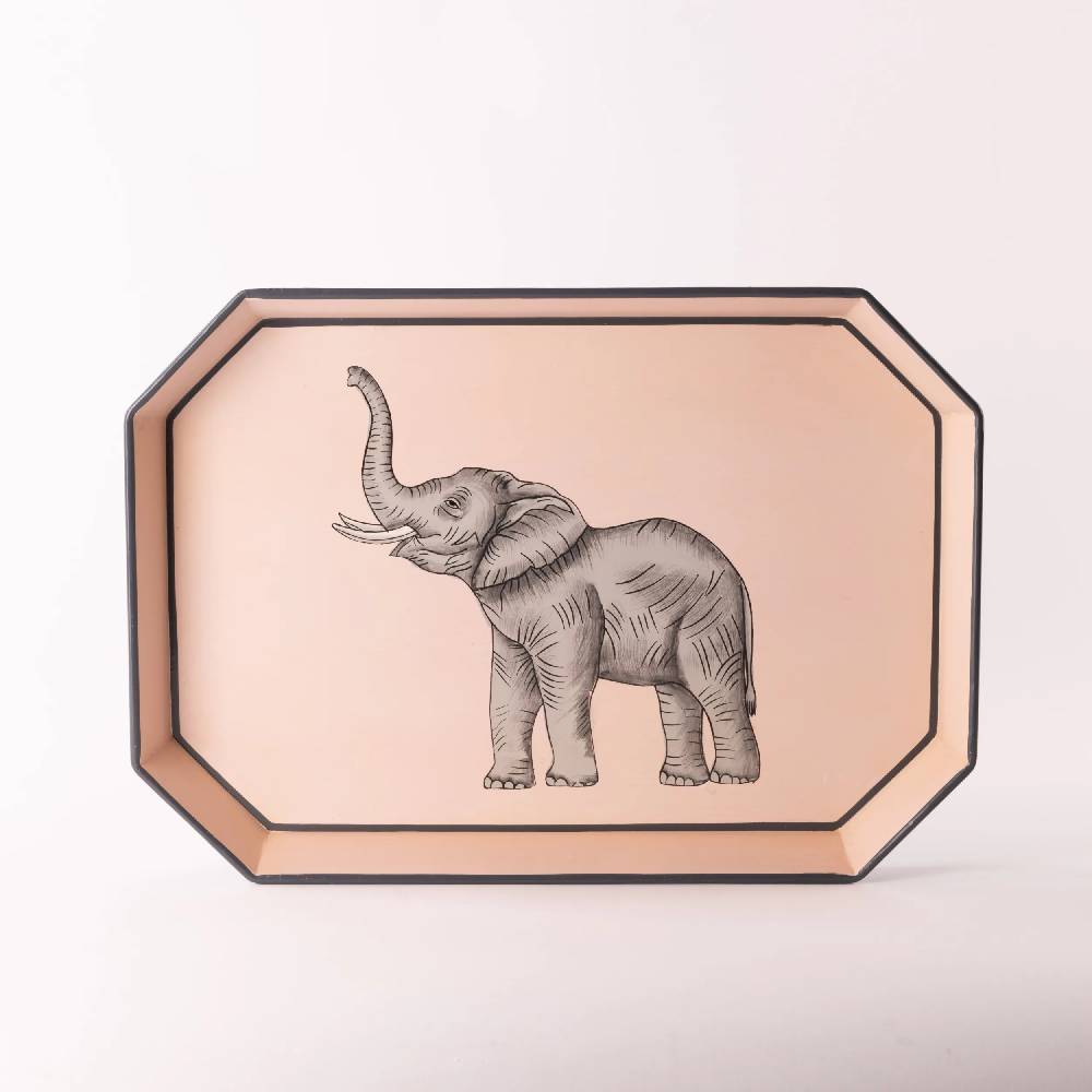 Les Ottomans Vassoio in ferro dipinto a mano IT39