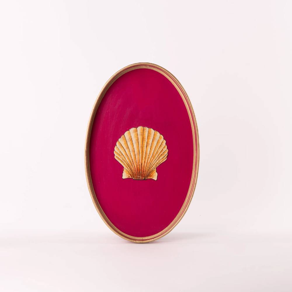 Les Ottomans Vassoio in ferro dipinto a mano IT76A