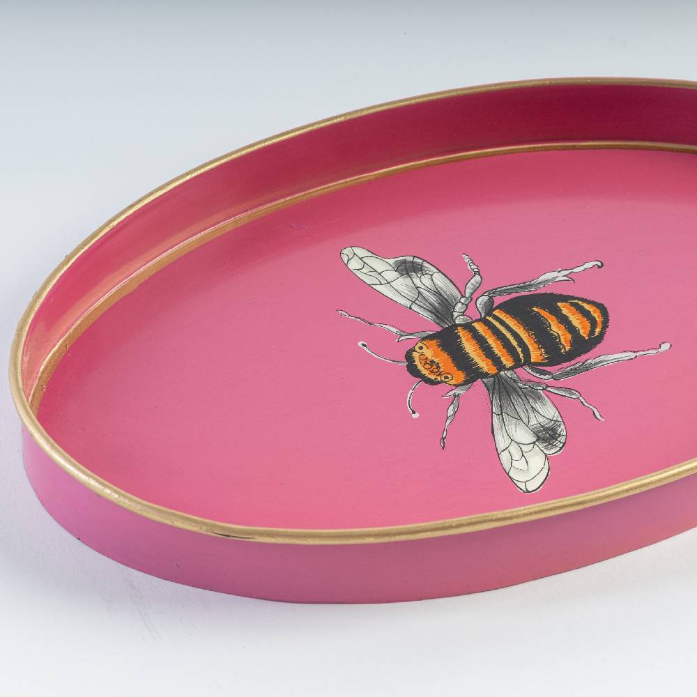 Les Ottomans Vassoio In Ferro Dipinto A Mano IT78