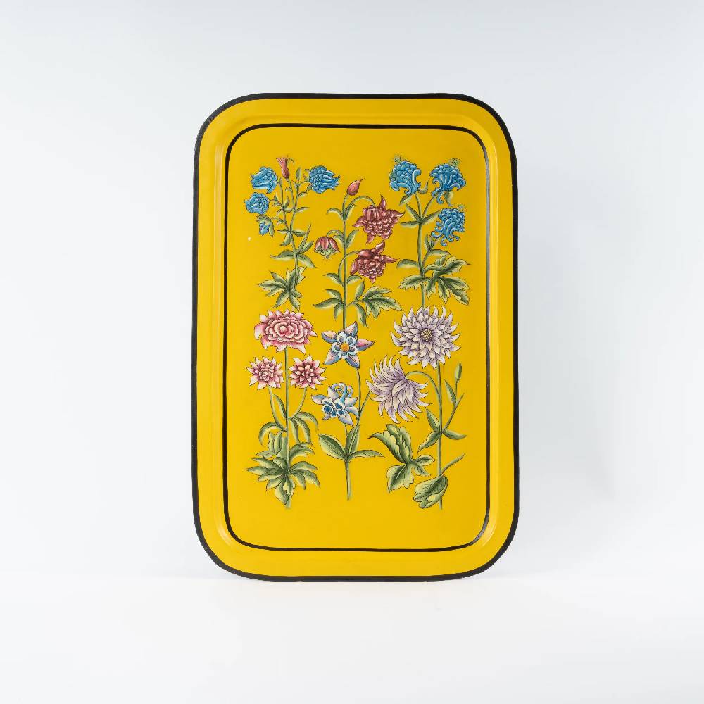 Les Ottomans Vassoio in ferro dipinto a mano ITF01