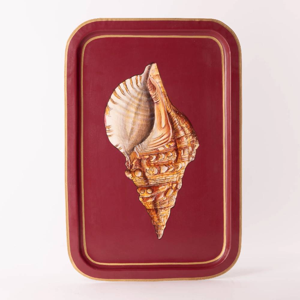 Les Ottomans Vassoio in ferro dipinto a mano ITF03