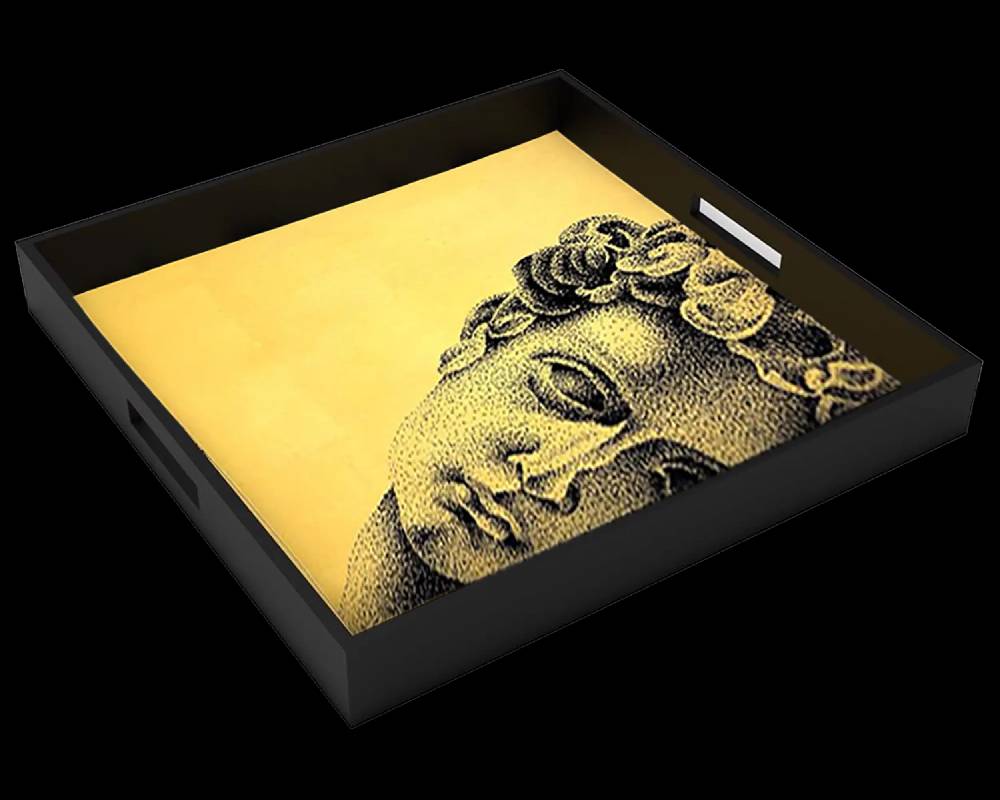 Les Ottomans Vassoio in legno laccato LT06