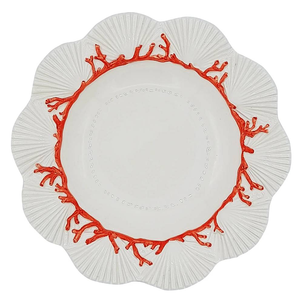 Les Ottomans Saint Jacques pasta bowl ceramic plate