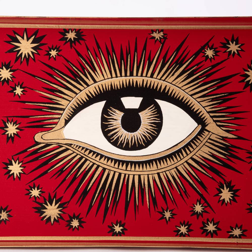 Les Ottomans Vassoio In Ferro Dipinto A Mano EYTRED