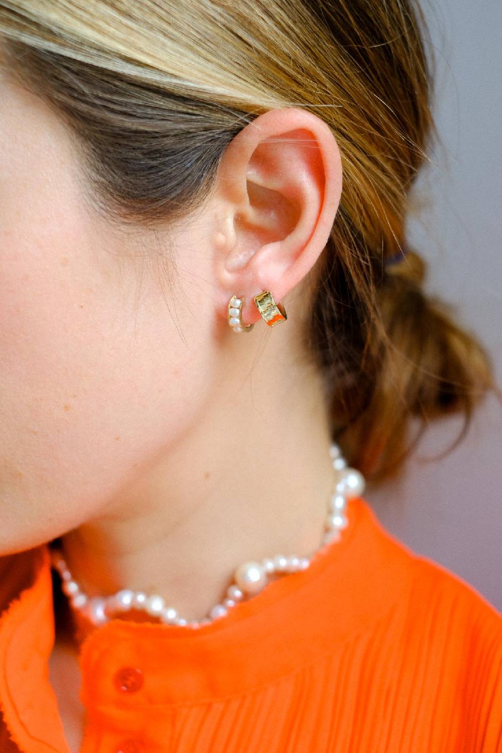 Lil Milan Goldie Hoop