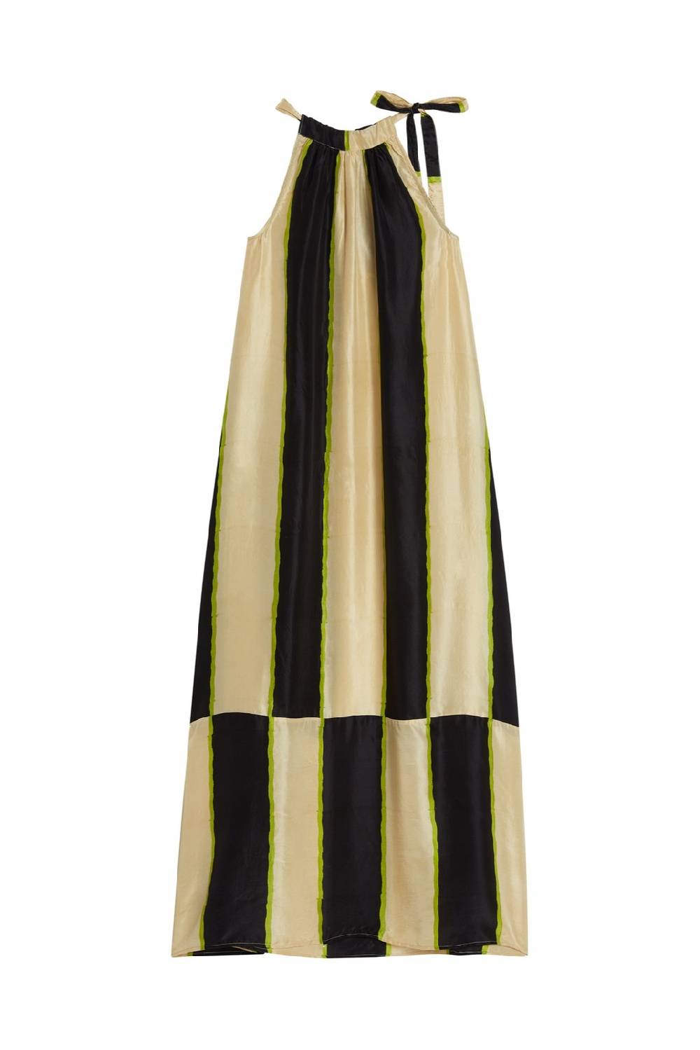 Lisa Corti Abito Parachute Baiadera Stripes Natural