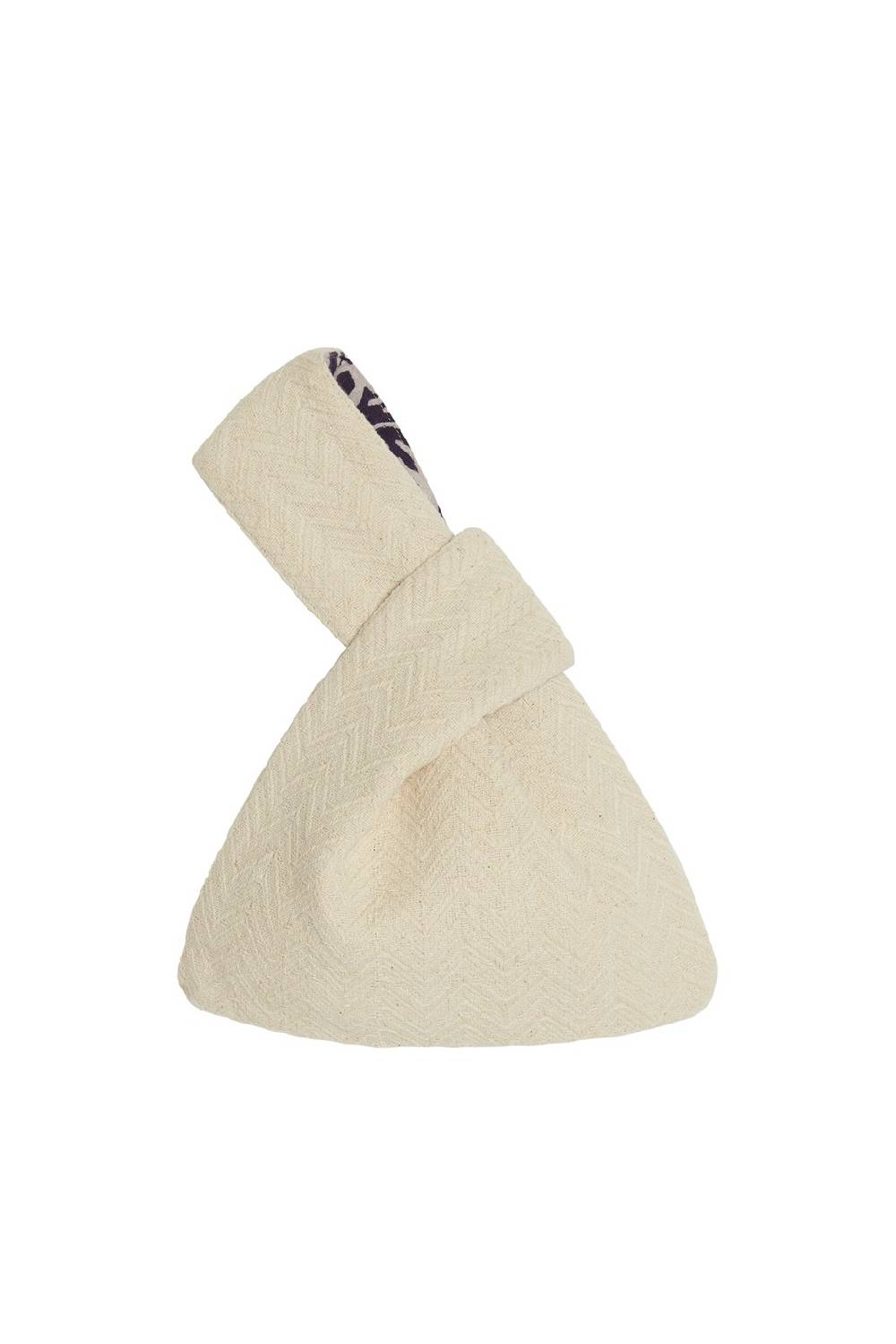 Lisa Corti Borsa Knot Reversibile Abhanery Damasque Black