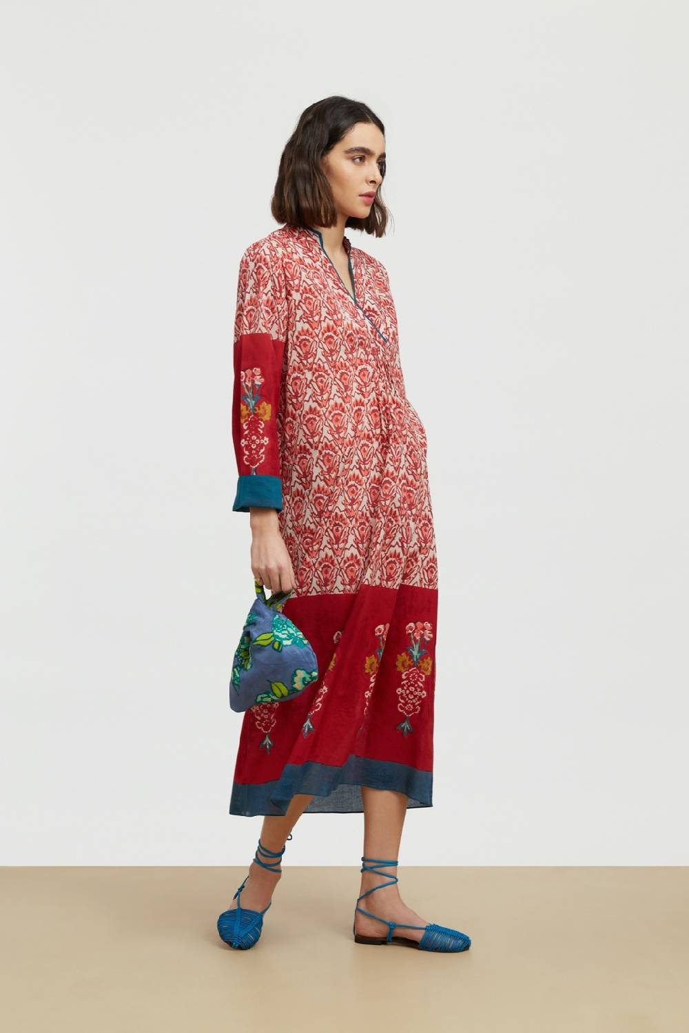 Lisa Corti Borsa Knot Reversibile Butterfly Wing Glicine