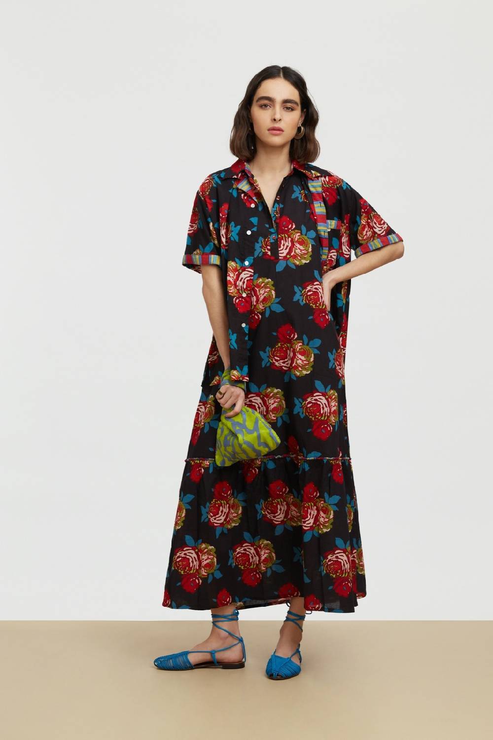 Lisa Corti Borsa Knot Reversibile Butterfly Wing Glicine