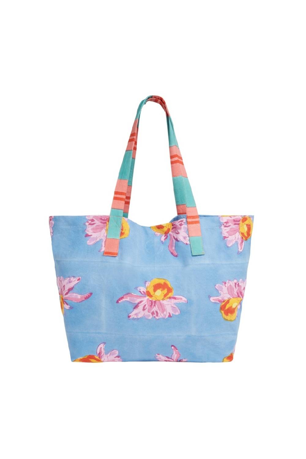 Lisa Corti Borsa New Lisa Arabesque Flower Light Blue