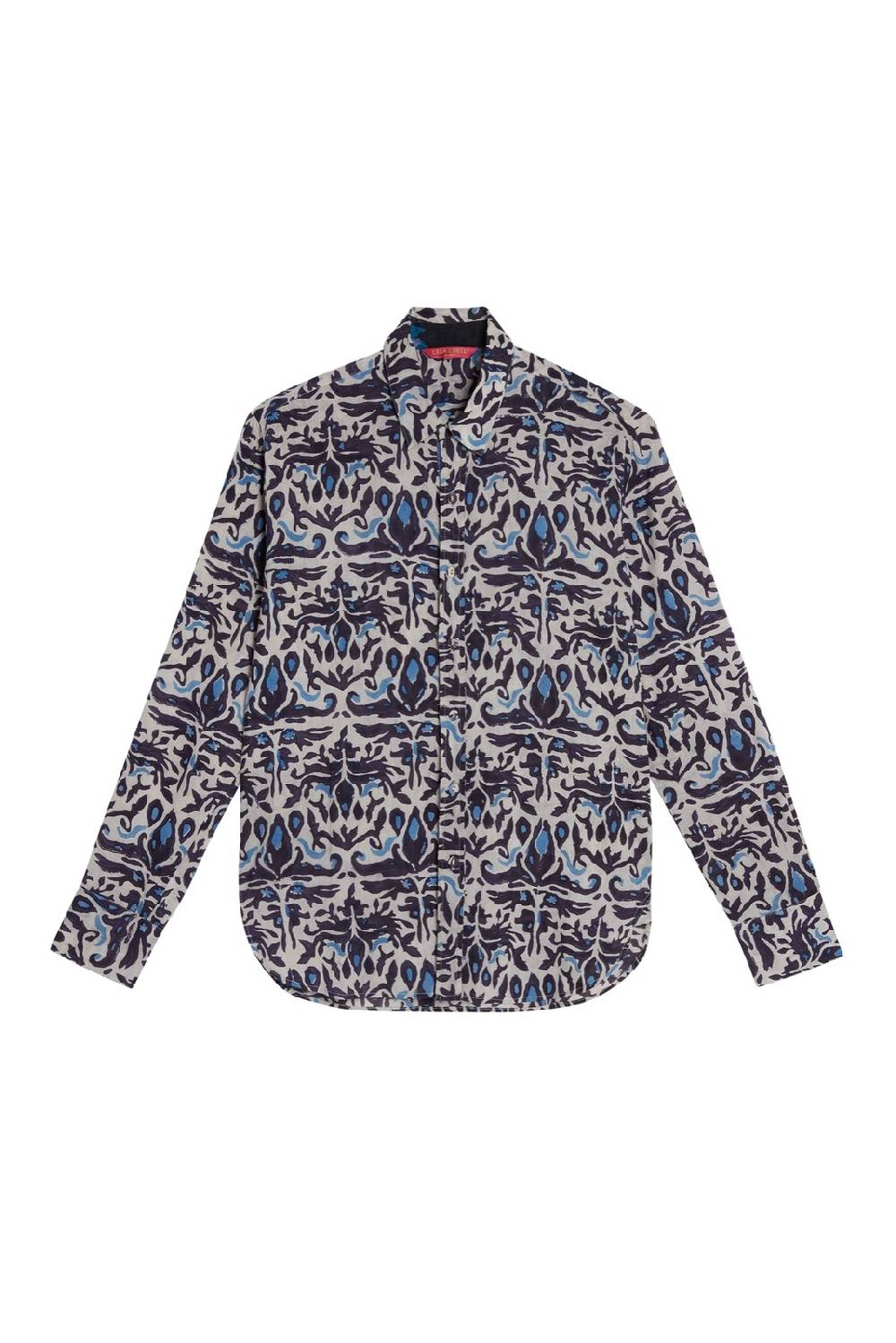 Lisa Corti Camicia Acapulco Abhanery Damasque Black