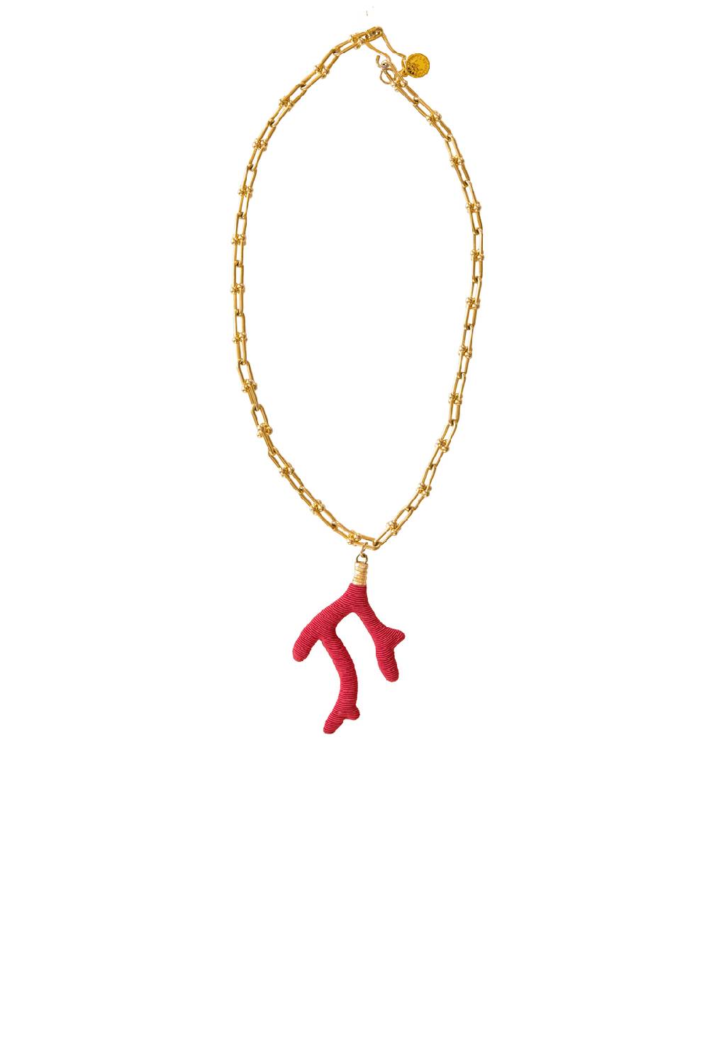 Lisa Corti collana con rami di corallo rebecca de ravenel x lisa corti