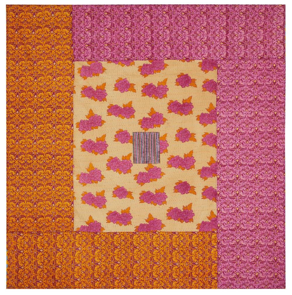 Lisa Corti copriletto reversibile gudri 220x250cm abhanery peony beji