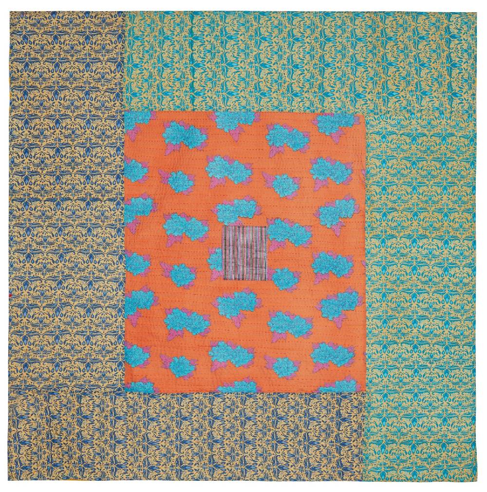 Lisa Corti Copriletto Reversibile Gudri 220x250cm Abhanery Peony Orange