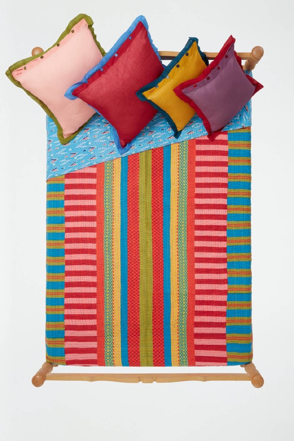 Lisa Corti Copriletto Reversibile Gudri 220x250cm Bold Rose Gold