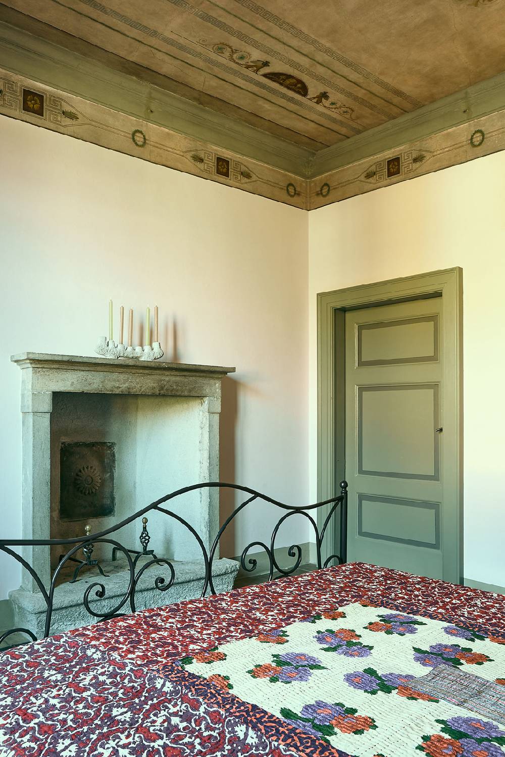 Lisa Corti Copriletto Reversibile Gudri 220x250cm Kauai Peony Beji