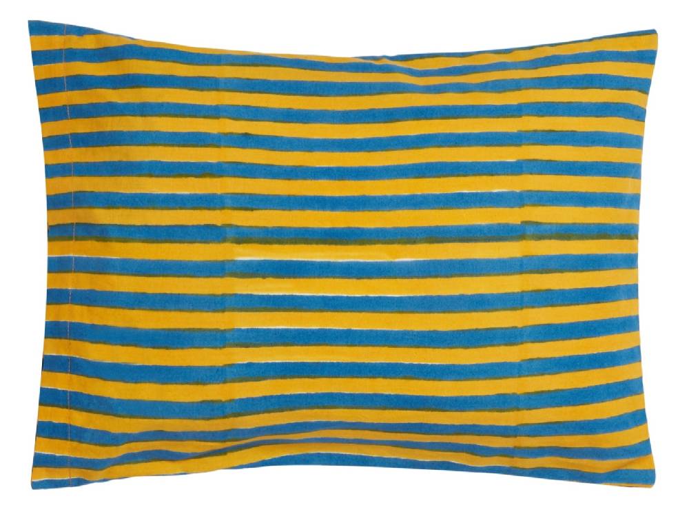 Lisa Corti Cuscino Cotone 30x40cm Arabesque Corolla Blue Natural