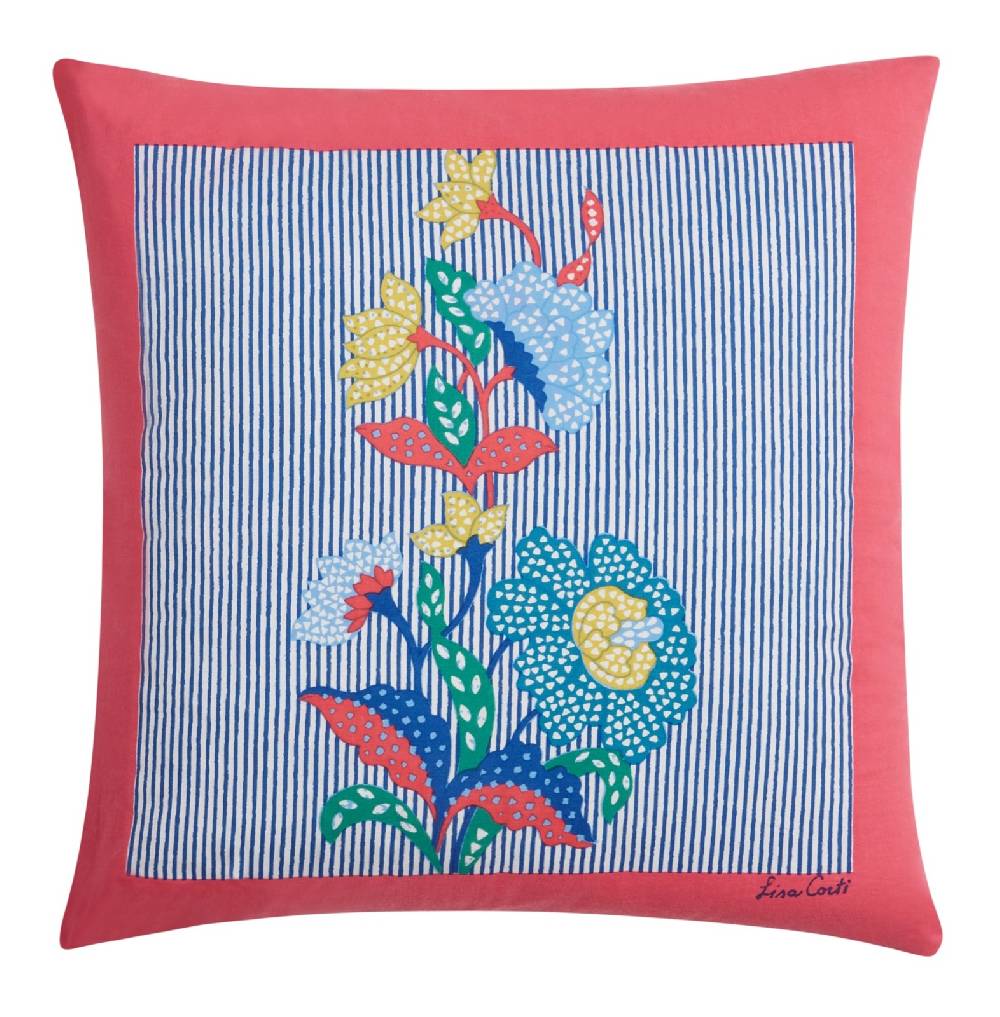 Lisa Corti federa cotone 45x45cm cutter brooks x lisa corti indonesian natural cold