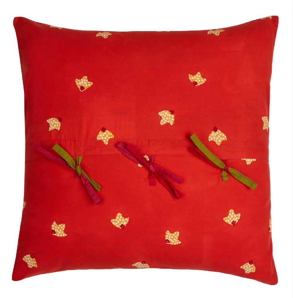 Lisa Corti Federa Cotone 45x45cm Indonesian Red Rose