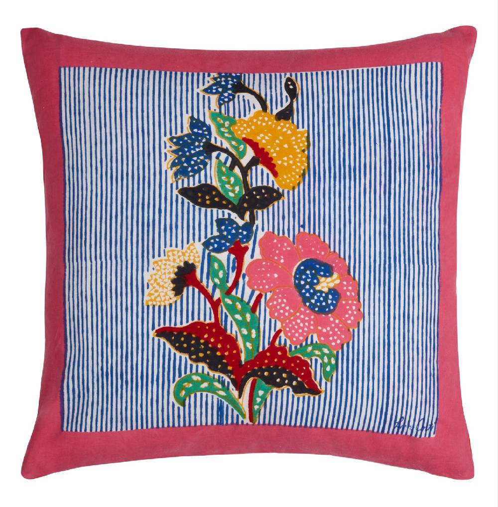 Lisa Corti federa cotone 45x45cm indonesian red rose