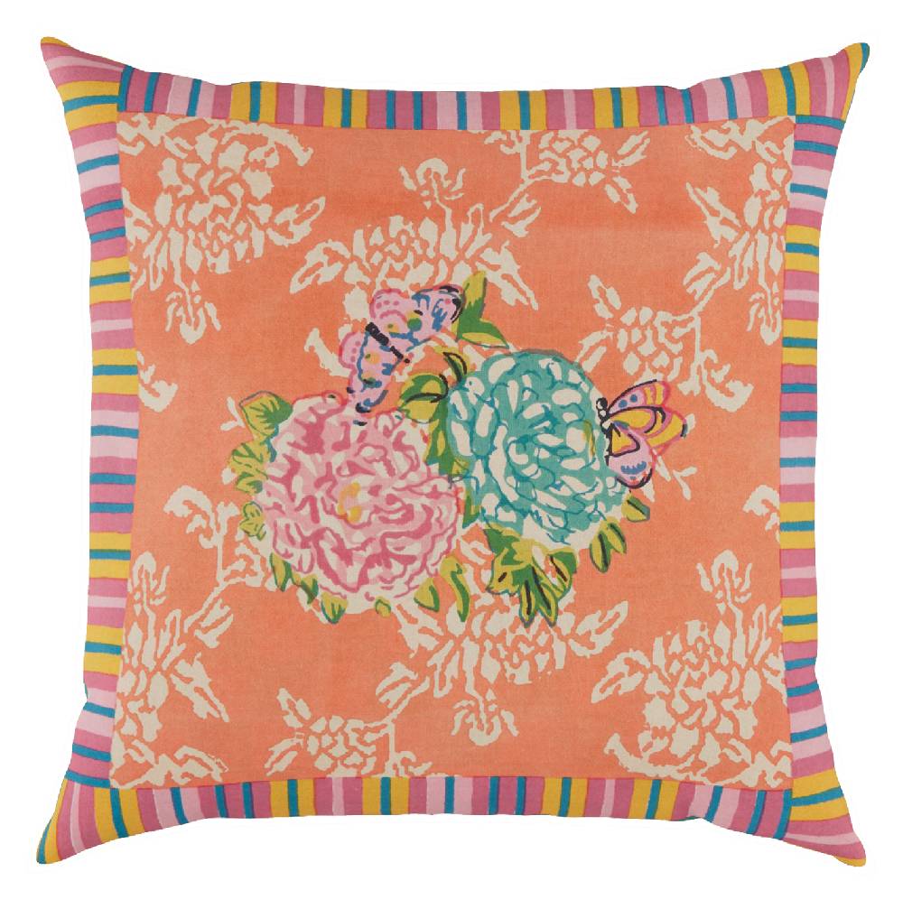 Lisa Corti federa cotone 45x45cm kandem queen peach