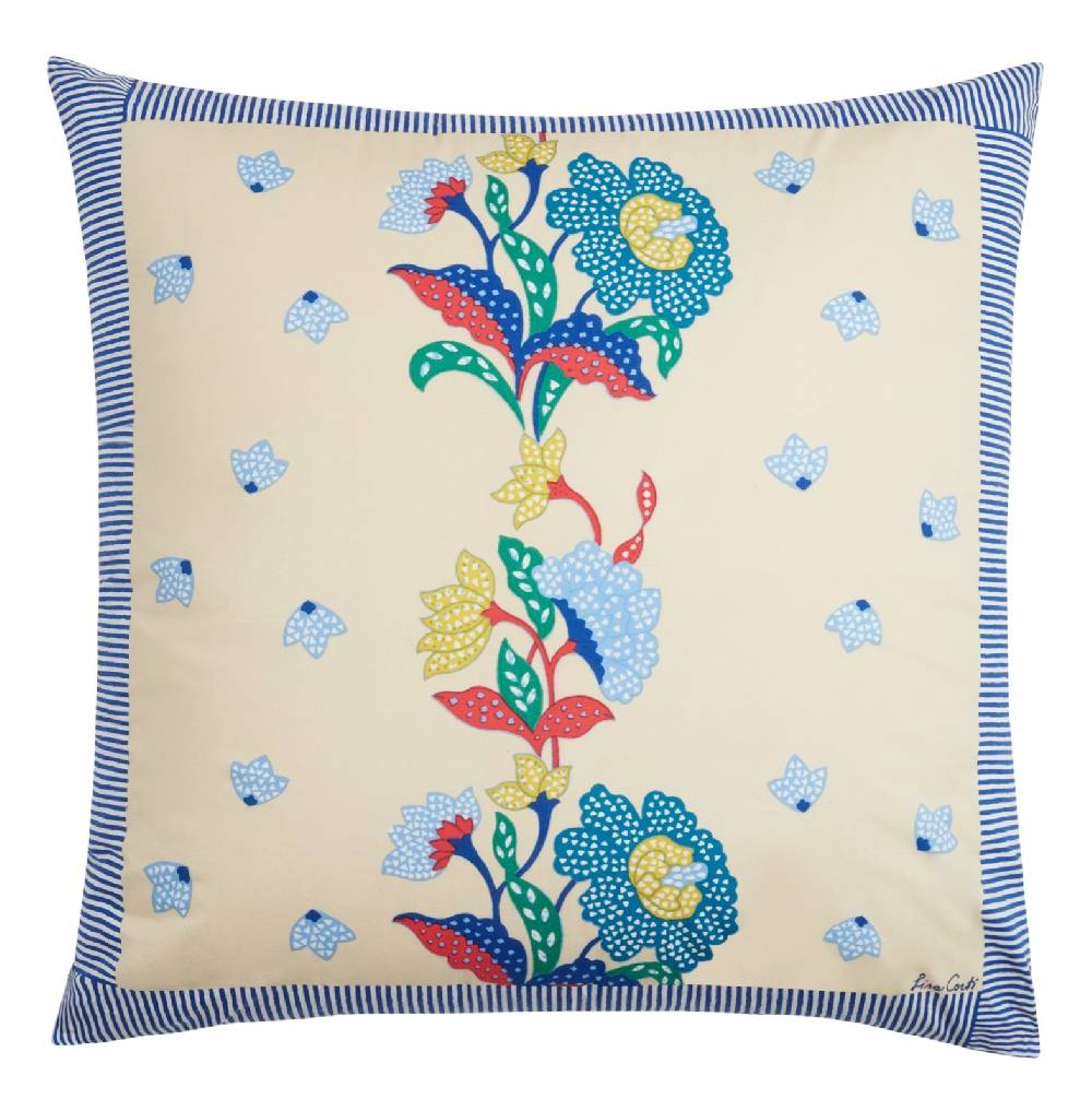 Lisa Corti federa cotone 60x60cm cutter brooks x lisa corti indonesian natural cold