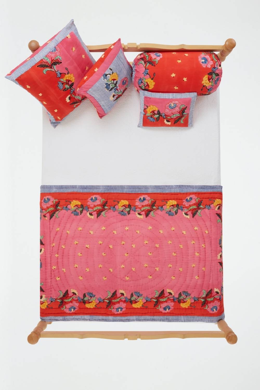 Lisa Corti Federa Cotone 60x60cm Indonesian Red Rose