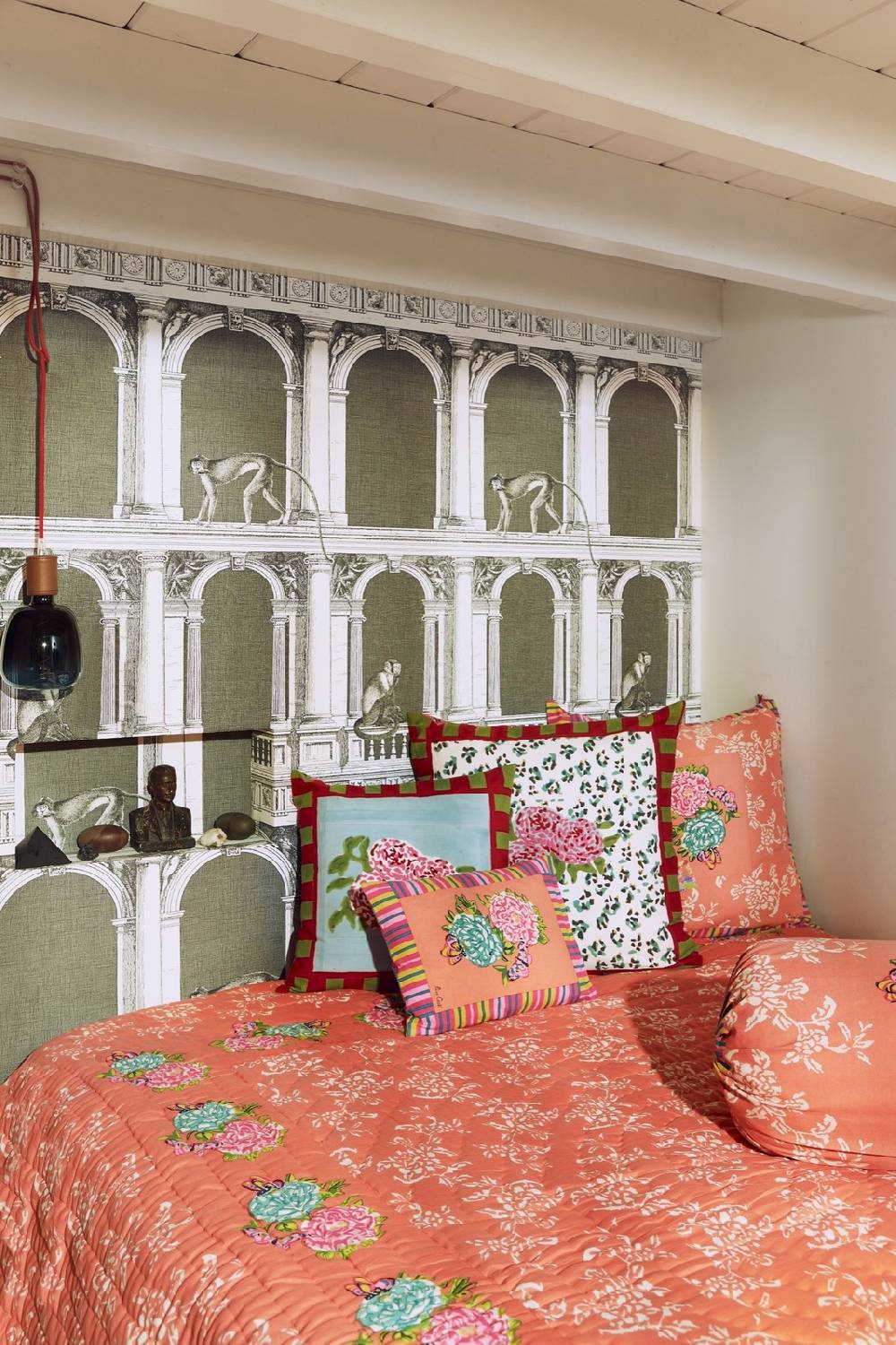 Lisa Corti Federa Cotone 60x60cm Kandem Queen Peach