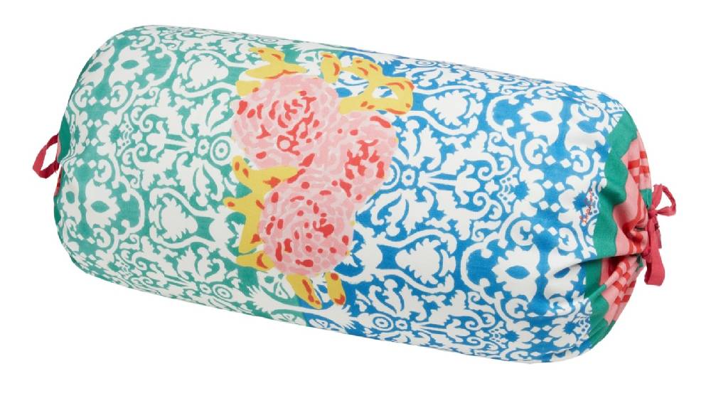 Lisa Corti federa cotone rullo paloma dam dam veronese blue