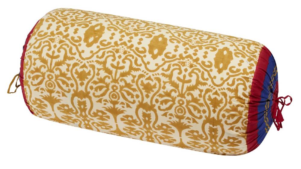 Lisa Corti federa cotone rullo paloma damask stripes chutney