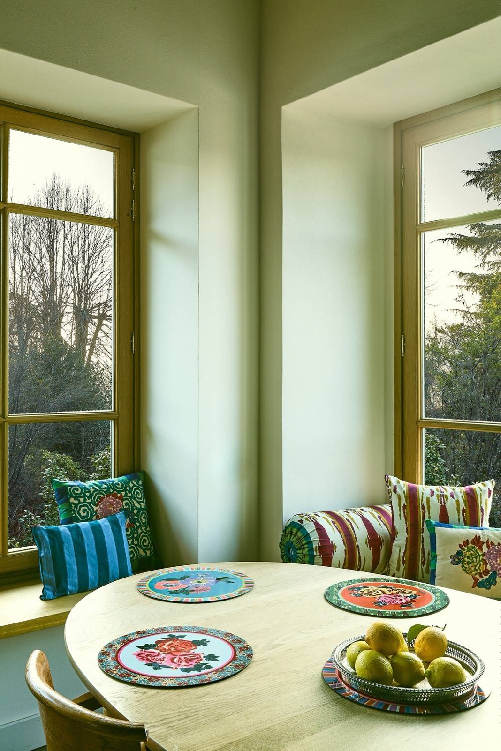 Lisa Corti Federa Cotone Rullo Paloma Flame Aubergine Gold