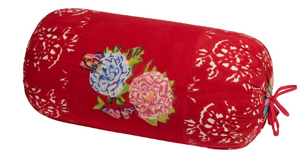 Lisa Corti federa cotone rullo paloma kandem queen red