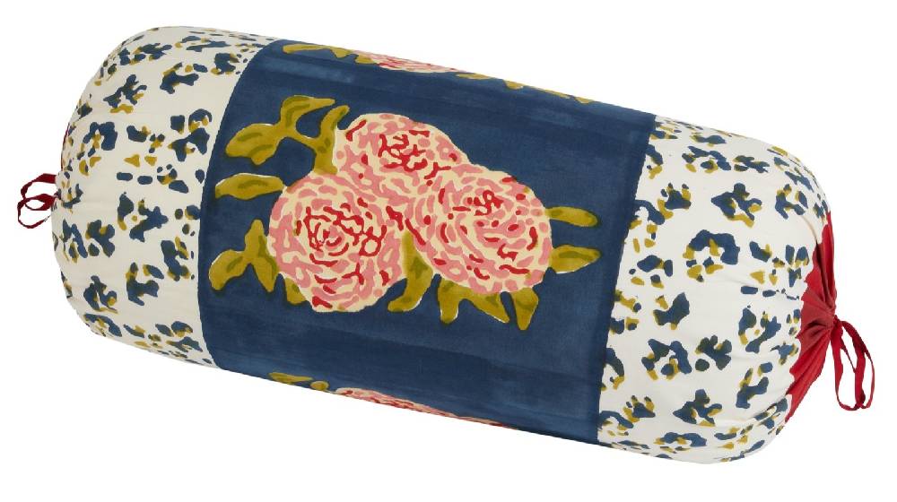 Lisa Corti Federa Cotone Rullo Paloma Leopard Stripes Dark Blue