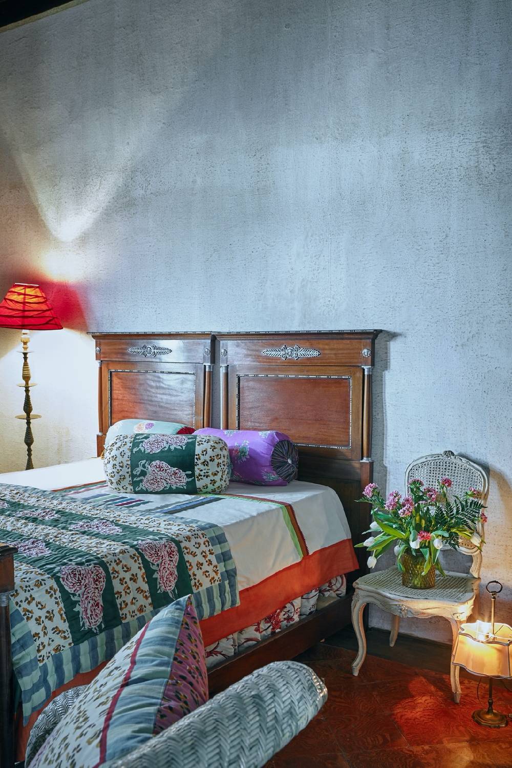 Lisa Corti Federa Cotone Rullo Paloma Leopard Stripes Green