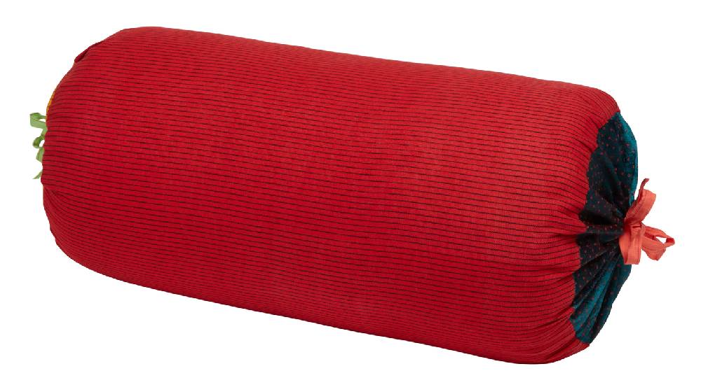 Lisa Corti federa cotone rullo paloma susy stripes red dots