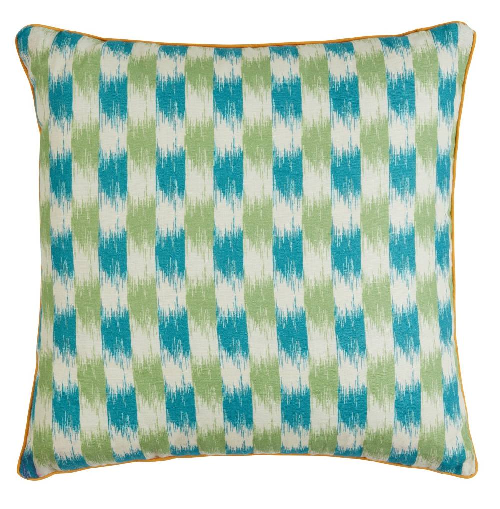 Lisa Corti Federa Lino 45x45cm Veranda Peacock Green