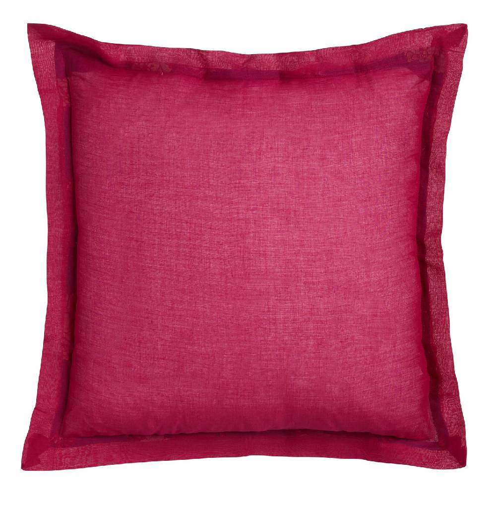 Lisa Corti Federa Organza 45x45cm Gulab Flower Peacock