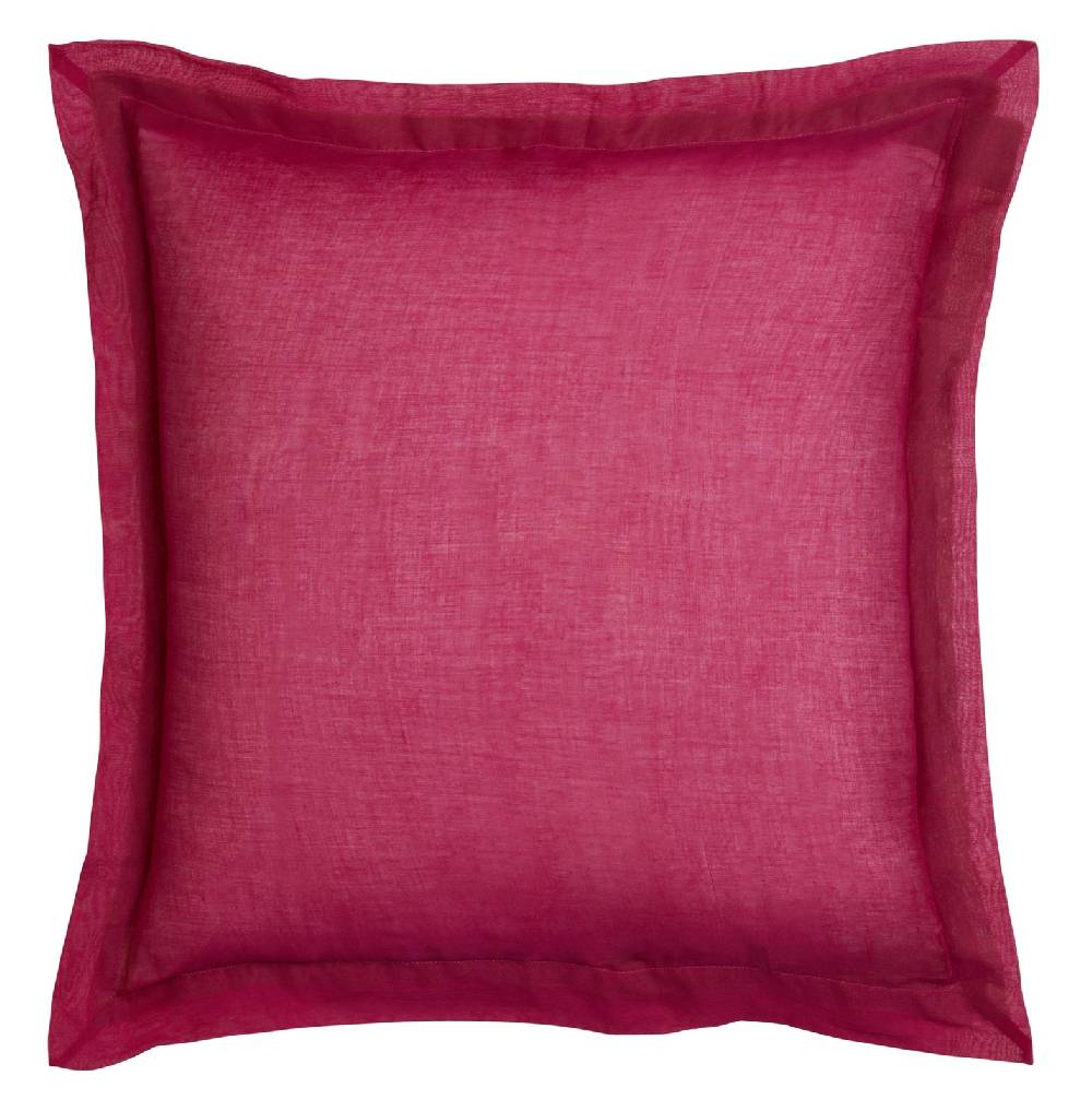 Lisa Corti Federa Organza 45x45cm Leaves Green Purple