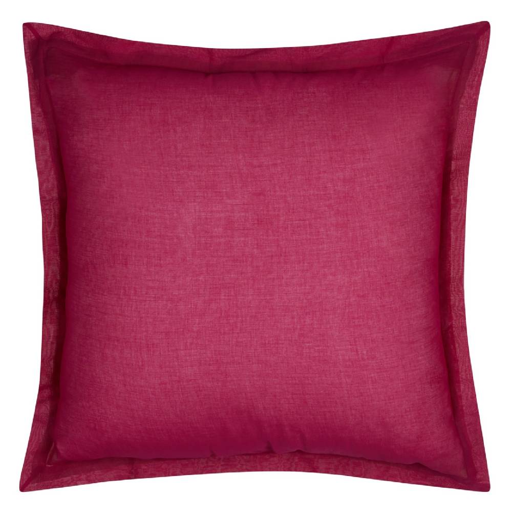 Lisa Corti Federa Organza 60x60cm Leaves Green Purple