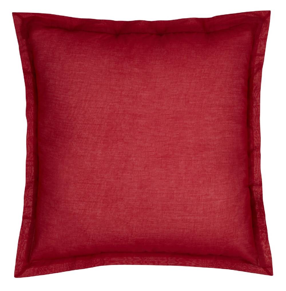 Lisa Corti Federa Organza 60x60cm Organza Dust Violet Cherry Red