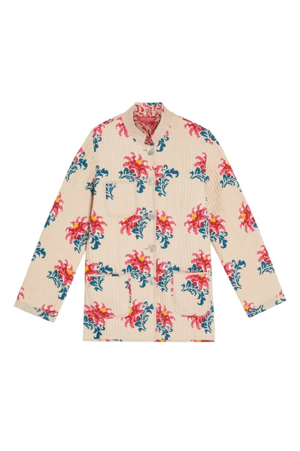 Lisa Corti Giacca Reversibile Jhodpuri Tangeri Rose Cream