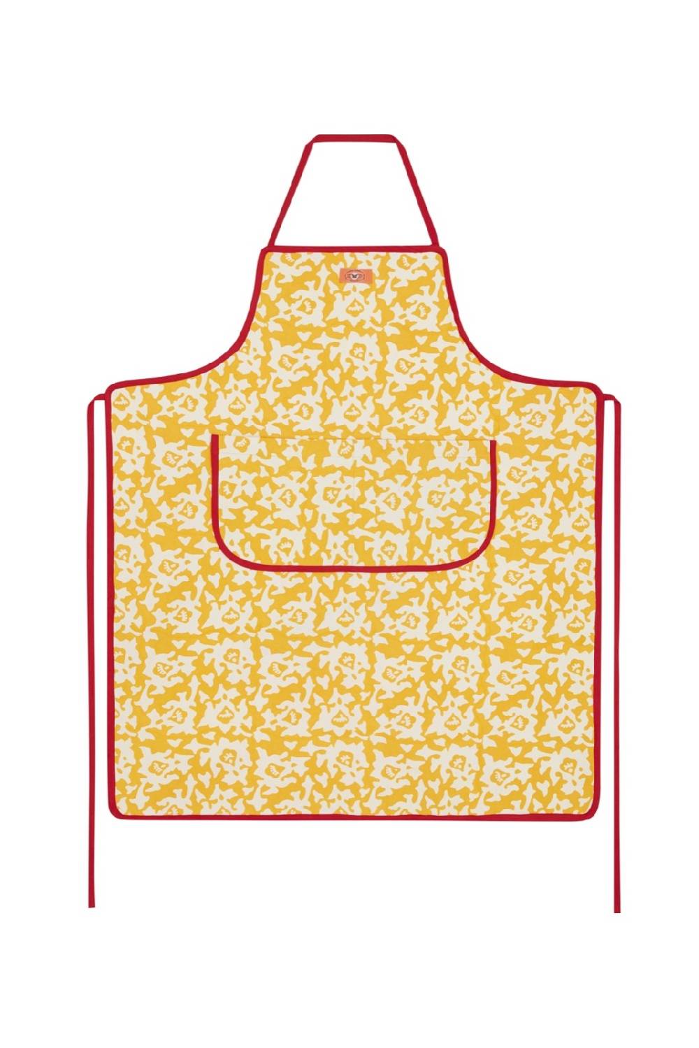 Lisa Corti Grembiule Da Cucina Arabesque Design Gold Natural